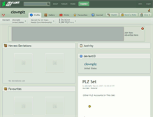 Tablet Screenshot of clownplz.deviantart.com