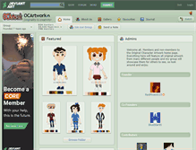 Tablet Screenshot of ocartwork.deviantart.com