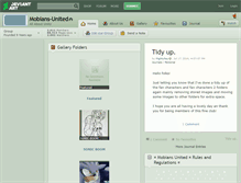 Tablet Screenshot of mobians-united.deviantart.com