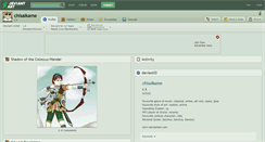 Desktop Screenshot of chisaikame.deviantart.com