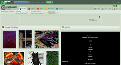 Desktop Screenshot of cspiderspin.deviantart.com