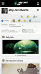 Mobile Screenshot of alby-castelvania.deviantart.com