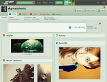 Tablet Screenshot of alby-castelvania.deviantart.com
