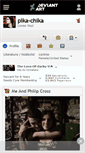Mobile Screenshot of pika-chika.deviantart.com