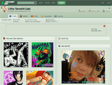 Tablet Screenshot of little-tanoshii-gaki.deviantart.com