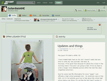 Tablet Screenshot of guilardiaismine.deviantart.com