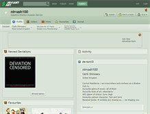 Tablet Screenshot of nirvash100.deviantart.com