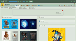 Desktop Screenshot of castello.deviantart.com