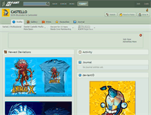 Tablet Screenshot of castello.deviantart.com