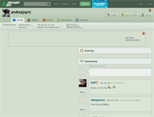 Tablet Screenshot of andreajoynt.deviantart.com