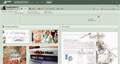 Desktop Screenshot of musicmae12.deviantart.com