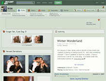 Tablet Screenshot of krze.deviantart.com