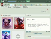 Tablet Screenshot of duoliveira.deviantart.com