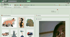 Desktop Screenshot of bluelint.deviantart.com