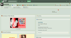 Desktop Screenshot of neverlost.deviantart.com