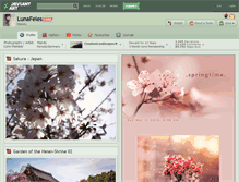 Tablet Screenshot of lunafeles.deviantart.com