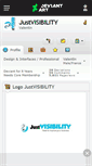 Mobile Screenshot of justvisibility.deviantart.com