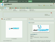 Tablet Screenshot of justvisibility.deviantart.com