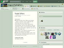 Tablet Screenshot of dragcavetradingpost.deviantart.com