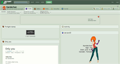 Desktop Screenshot of kandechan.deviantart.com