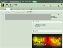 Tablet Screenshot of battle-chambers.deviantart.com