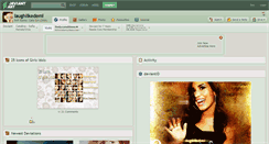 Desktop Screenshot of laughlikedemi.deviantart.com