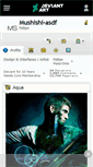 Mobile Screenshot of mushishi-asdf.deviantart.com