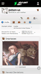 Mobile Screenshot of poison-us.deviantart.com