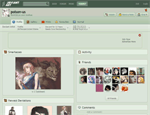 Tablet Screenshot of poison-us.deviantart.com