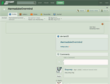 Tablet Screenshot of marmadukeovermind.deviantart.com
