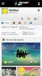 Mobile Screenshot of honbun.deviantart.com