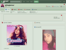 Tablet Screenshot of ladiesglamour.deviantart.com