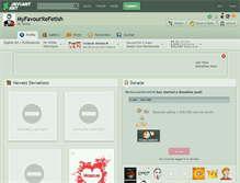 Tablet Screenshot of myfavouritefetish.deviantart.com