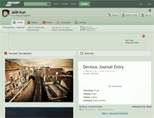 Tablet Screenshot of jalik-kun.deviantart.com