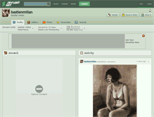 Tablet Screenshot of bastienmillan.deviantart.com
