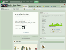 Tablet Screenshot of left-4-dead-club.deviantart.com