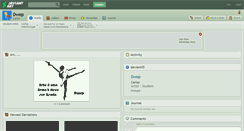 Desktop Screenshot of dwep.deviantart.com