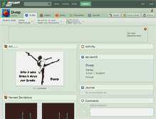Tablet Screenshot of dwep.deviantart.com