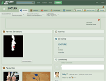 Tablet Screenshot of idaturk.deviantart.com