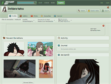 Tablet Screenshot of deidara-katsu.deviantart.com