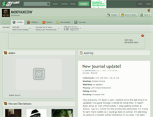 Tablet Screenshot of mooyaxcow.deviantart.com