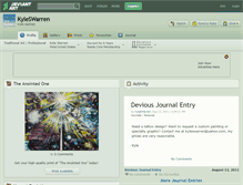 Tablet Screenshot of kyleswarren.deviantart.com