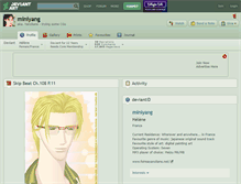 Tablet Screenshot of miniyang.deviantart.com