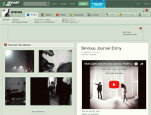 Tablet Screenshot of ananaa.deviantart.com