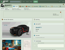 Tablet Screenshot of danield13.deviantart.com