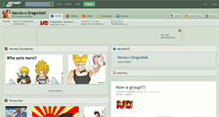 Desktop Screenshot of naruto-x-dragonball.deviantart.com