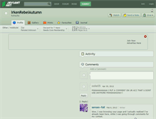 Tablet Screenshot of irkenrebelautumn.deviantart.com