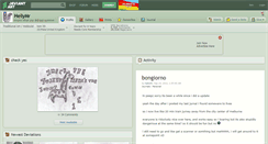 Desktop Screenshot of hellymr.deviantart.com