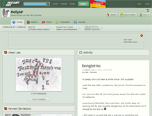 Tablet Screenshot of hellymr.deviantart.com