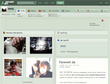 Tablet Screenshot of metic.deviantart.com